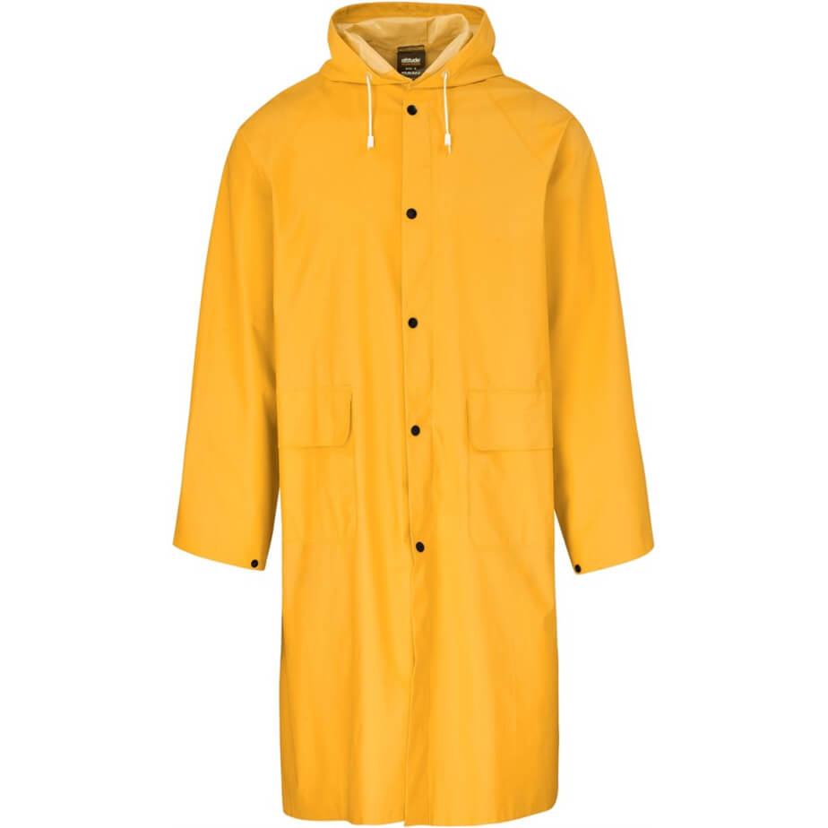 Storm Rain Coat Yellow Front